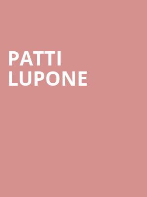 Patti Lupone, Ordway Concert Hall, Saint Paul